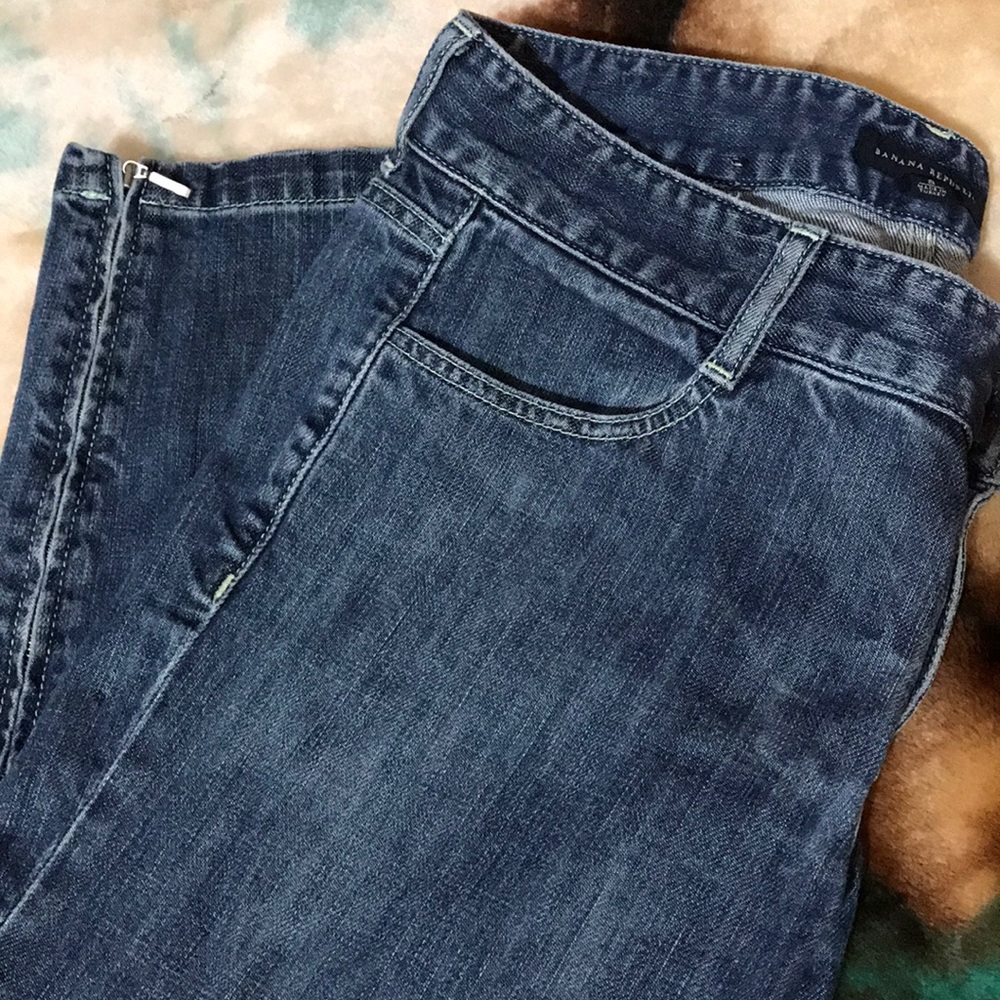 Banana republic stretch capris sz 8 like brand new